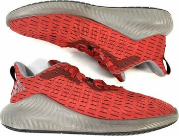 adidas Alphabounce+ U Erkek Koşu Ayakkabısı Power Kırmızı EF1222 - Beyaz - 42 2/3