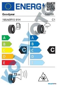 Goodyear Ultragrip 8 195/65R15 91H (Kış) (2023)
