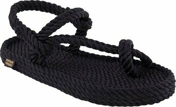 Nomadic Republic Hawaii Kadın İp Sandalet - Siyah - 39