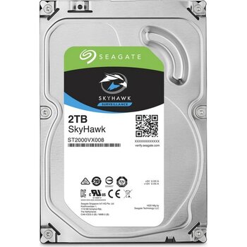 Seagate Skyhawk, ST2000VX008, 3.5", 2tb, 64MB, 5900RPM, Güvenlik, HDD