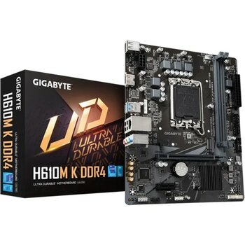 Gigabyte Gıgabyte H610M K Ddr4, 2xddr4, M.2, Hdmı, 12-13.14.nesil, LGA1700 Soket, Anakart