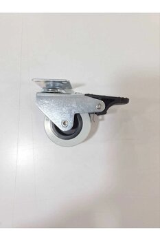 ARON (1 ADET) 254 Frenli Tekerlek Mobilya Tekeri Frenli Mobilya Sehpa Komidin Büro Ofis Masa Teker