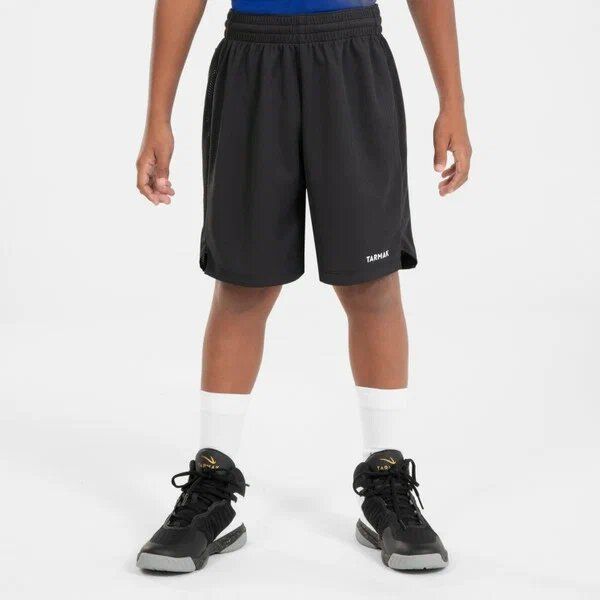 Decathlon SH500 Siyah 10-11 Yaş Çocuk Basketbol Şortu