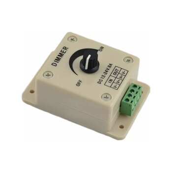 12-24 Volt Manuel Led Dimmer 8 Amper Şerit Led Dimmer