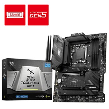 MSI MAG B760 Tomahawk Wifi Intel B760 Soket 1700 Ddr5 7000(oc) MHz ATX Gaming Anakart