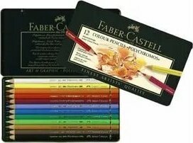 Faber Castell Polychromos 12'li Kuru Boya Kalemi