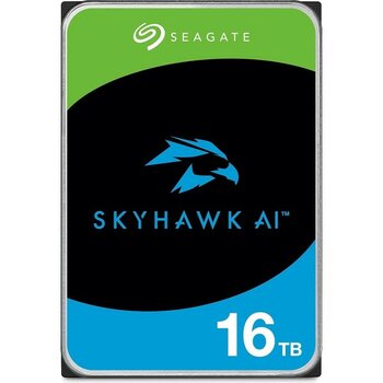 Seagate Skyhawk Aı 16TB 7200RPM 256MB Sata3 6gbit/sn ST16000VE000 7/24 HDD - 16 TB