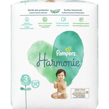 Prima Pampers Harmonie Bebek Bezi 3 Beden 22 Adet