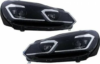Autogp Vw Golf 6 Ön Far Lambası J Led Bi-Xenon Mercekli 2008 / 2013
