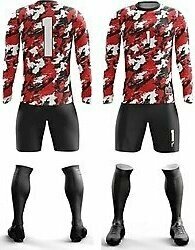 Freysport Harleq Kırmızı XL Kaleci Forma Seti