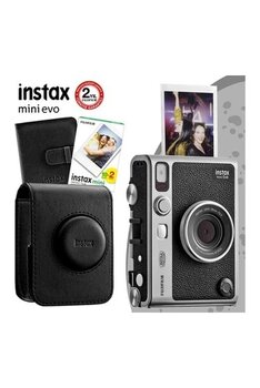Instax Mini Evo Siyah Fotoğraf Makinası Ve Seti 1
