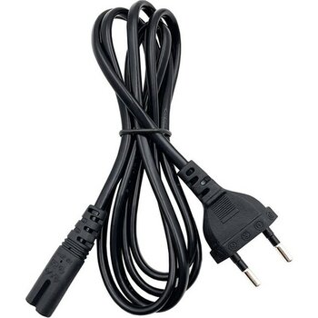 Leonpro Ac 220V Power Güç Kablosu Notebook Radyo Tv  Vb. Için 2li Güç Kablosu - 126 cm - Siyah