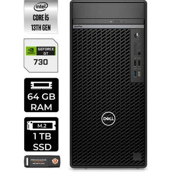 Dell Optiplex 7010MT Intel Core I5 13500 64GB 1tb SSD GT730/4GB Fdos N010O7010MTU Masaüstü Bilgisayar & PER4USB Bellek N010O7010MTUP348