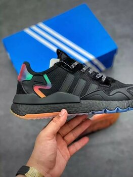 Adidas Nite Jogger Siyah Bağcıklı Sneaker Ayakkabı