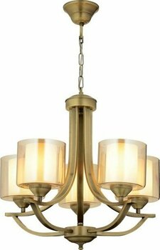 AVONNI AV-65228-5E Eskitme Kaplama Modern Avize E27 Metal Cam 55cm