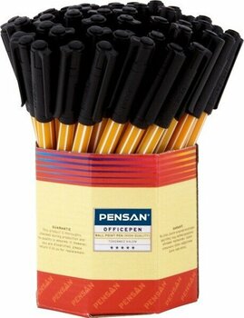Kitabevimden Pensan Tükenmez Kalem Office Pen Siyah 1010 (60 Lı) - 0 - tek