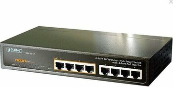 8-Port Planet Desktop Ethernet Switch