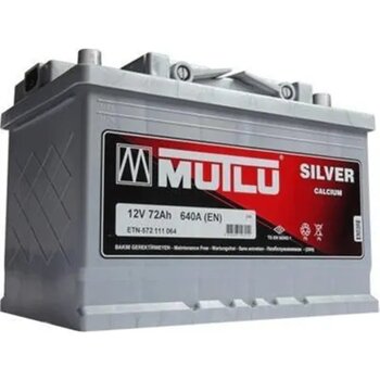 Mutlu 12 Volt 72 Amper Akü