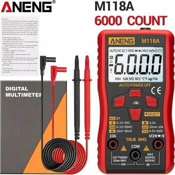 Aneng M118A Otomatik Dijital Mini Multimetre