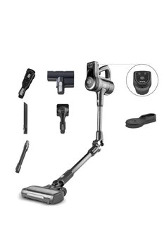 Karaca Power Up Pro 25 W Dik Süpürge Black Chrome (Kutu Hasarlı-Outlet)