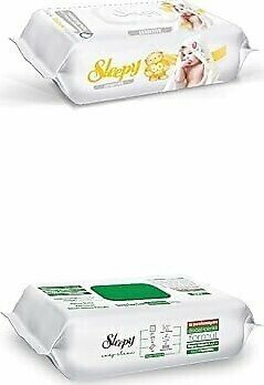 Sleepy Sensitive Islak Bebek Mendil 3 x 50 Adet ve Temizlik Havlusu 100' lü