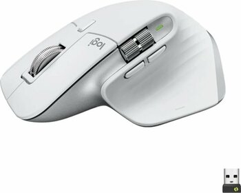 logitech Performans 8000 DPI Optik Sensörlü Sessiz Kablosuz Mouse, Beyaz 910-006560