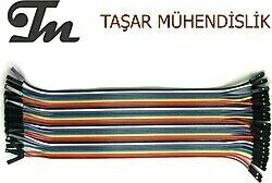 Dişi-Dişi Jumper Kablo 40 Adet 20cm