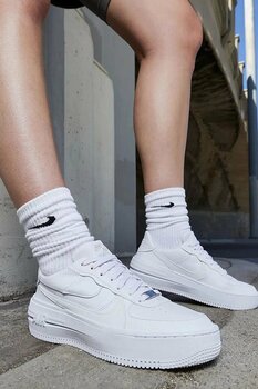 Nike Air Force 1 PLT AF ORM Beyaz Kadın Spor Ayakkabı 39 Numara