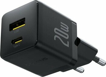 Baseus Palm Fast Usb-A Usb-C 20W Şarj Cihazı - Siyah