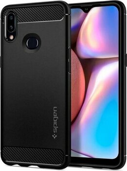 Spigen Galaxy A10s İle Uyumlu Kılıf Rugged Armor Matte Black