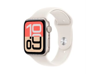 Apple Watch Se 3 Gps + Cellular 44 Mm Alüminyum Kasa Ve Spor Kordon - S/M Yıldız Işığı