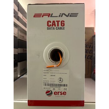 Erse Cat6 U/utp Lszh 4x2x23 Awg 305 Metre Turuncu