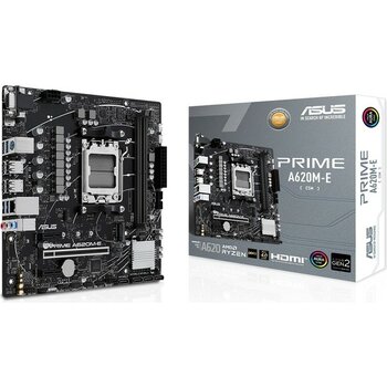 Asus Prime A620M-E-Csm 6400Mhz(Oc) Rgb M.2 Am5 Matx Ddr5 Anakart