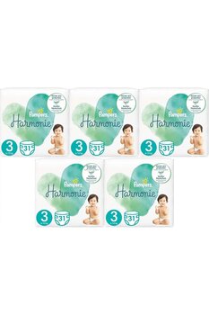 Prima Pampers Harmonie Bebek Bezi Beden:3 (6-10KG) Midi 155 Adet Mega Ultra Fırsat Pk
