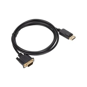 Asseds Store Displayport VGA Kablo 1.8 Metre Dp VGA Kablo - Option-1 - 0 - Siyah