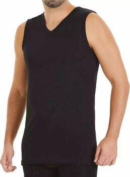 6 Adet Yıldız Erkek Süper İnce Sıfır Kol Fanila Atlet Siyah 124