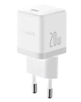 Baseus Palm Usb-C Ultra Mini Hızlı Şarj Aleti 20w, Beyaz