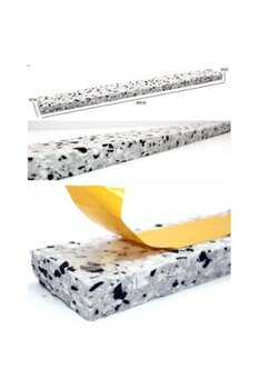 mrtbilisim2 Adet Yapışkanlı Kapı Altı Isı Yalıtım Süngeri Eşik Süngeri Rüzgar Önleyici Yumuşak Sünger Yapışkan