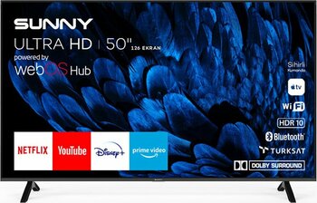 Sunny SN50FMN252 4K Ultra HD 50 inç LED Smart TV