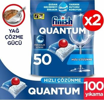 Finish Quantum Tablet Deterjan 50X2