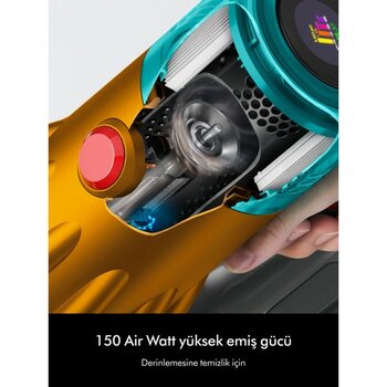 Dyson V12S Detect Slim Submarine™ Islak Temizleme Özellikli Kablosuz Süpürge - Gri