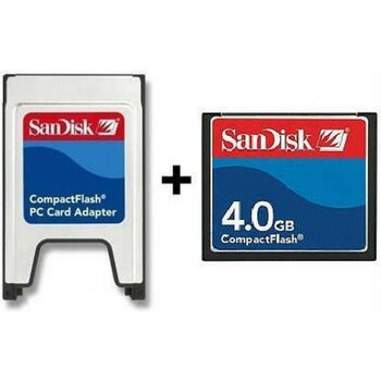Sandisk 4gb Compact Flash Kart + Pcmcıa Adaptör