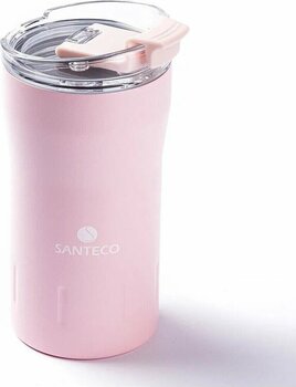Tantitoni Pembe Paslanmaz Çelik 350 ml Termos Bardak
