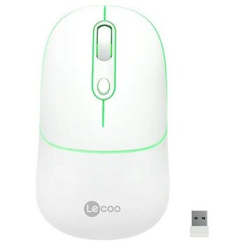 SHC4200 Lecoo WS210 Kablosuz/bluetooth 1600DPI (Şarj Edilebilir) Beyaz Mouse - Seçenek