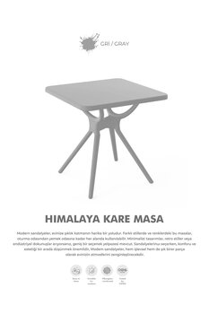 Daim Plastik HIMALAYA DEMONTE MASA 70X70 CM KARE