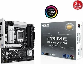 Asus Prıme B860M-A-Csm Intel B860 Micro ATX LGA 1851 Anakart
