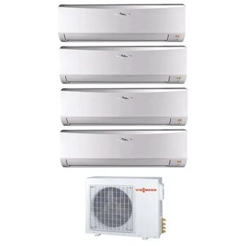 Viessmann O4F3100M2 Vitoclima Multi 10.5 Kw 1 Dış 4 İç Ünite 9+9+12+18 Duvar Tipi Klima