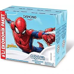 Danone Doğal Süt 180 Ml X 6 Adet