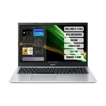 Acer Aspire 3 NX.ADDEY.00H-01 A315-58-34HD I3-1115G4 Uma 8gb 128SSD 15.6'' Windows 11 Home