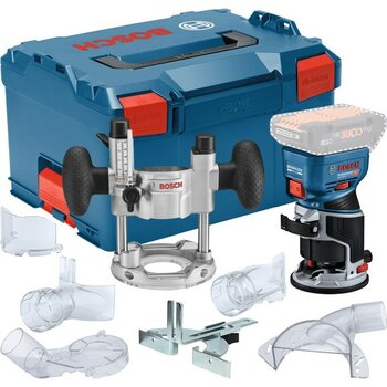 Bosch Gkf 18V-8 + Te 600  Akülü Dik Freze L-Boxx (Solo) 06016C2003